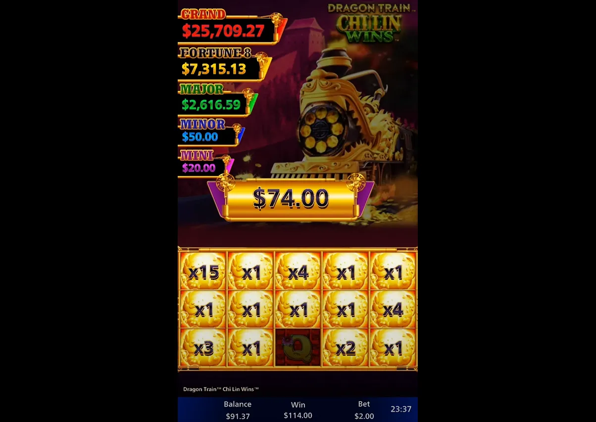 Dragon Train Chi Lin Wins