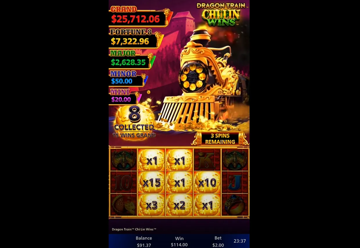 Dragon Train Chi Lin Wins demo